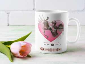 Taza Cupido futurista