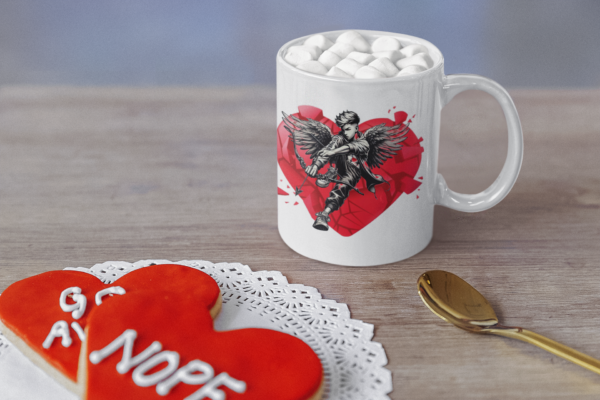 Taza Cupido moderno