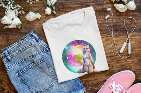 Camiseta bola de discoteca