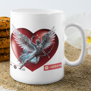 Taza cupido cibernético